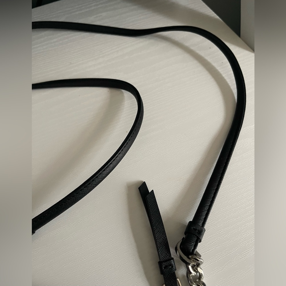 Calvin Klein Monogram Crossbody Bag Black & Gray Logo Shoulder Bag - Picture 12 of 12